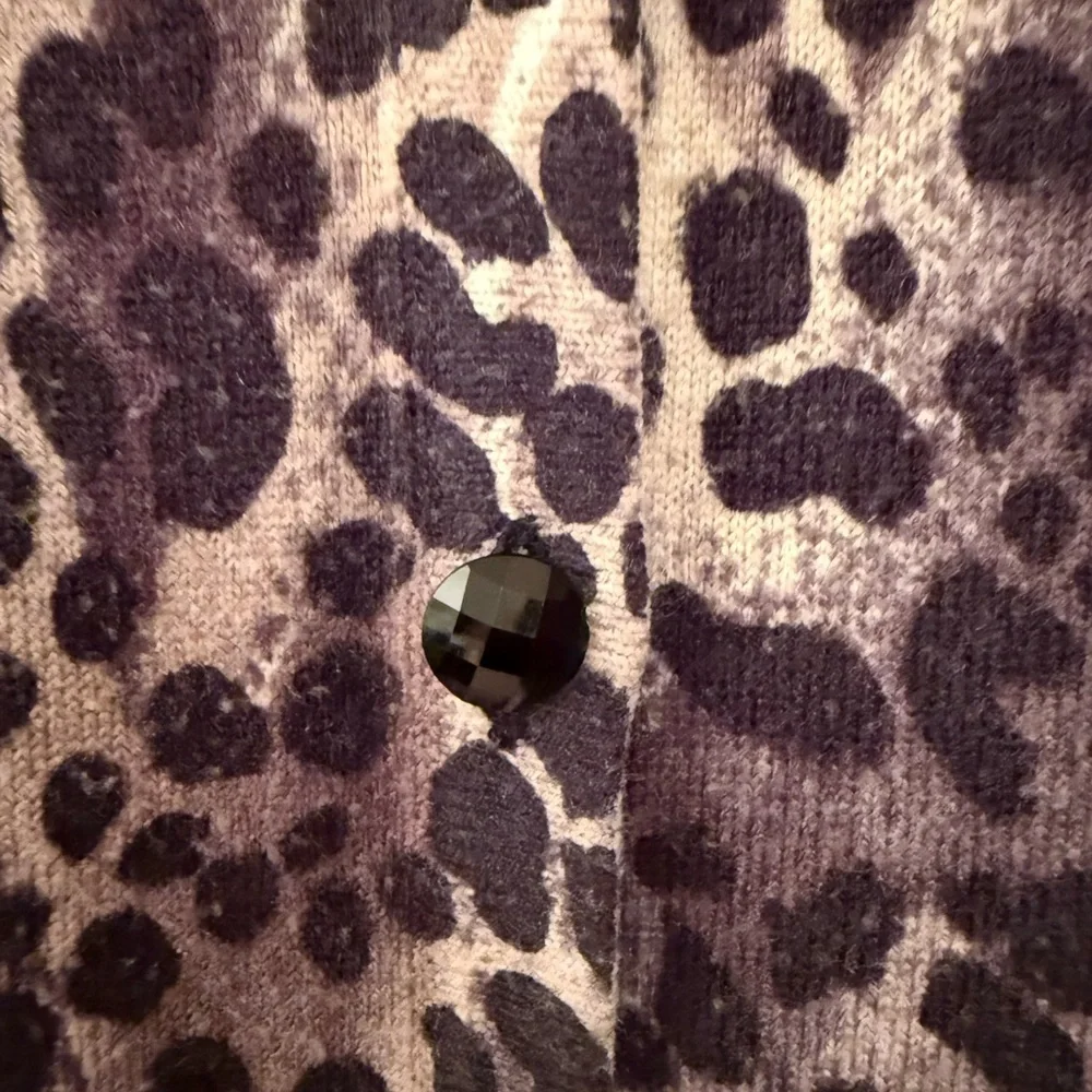 Lane Bryant Animal Print Blouse - Brown and Black